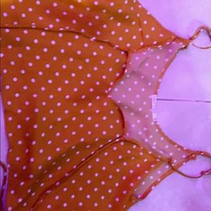 yellow polka dot shirt 💛